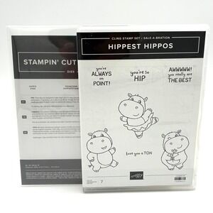 Stampin Up Elephant Parade Stamp Set 13 pc and Dies Mouse Friend Card Craft New